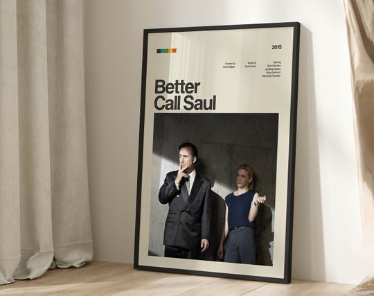 Better Call Saul Poster Print No:2, Tv Show Poster
