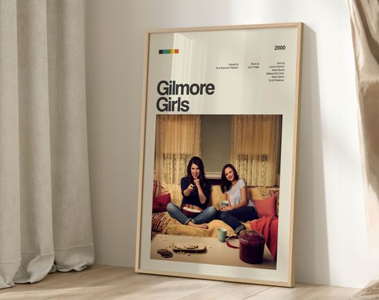 Gilmore Girls Poster Print, Tv Show Poster