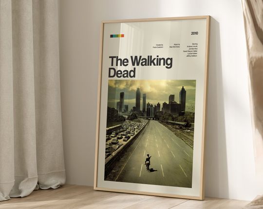 The Walking D Poster Print, Tv Show Poster