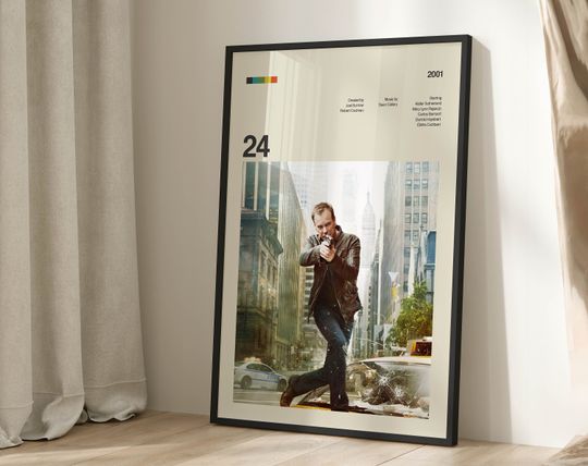 24 Poster Print, Tv Show Poster