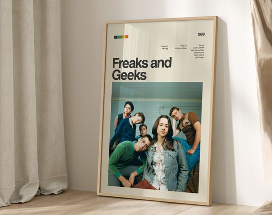 Freaks and Geeks Poster Print, Tv Show Poster