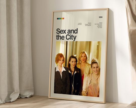 sx and the City Poster Print, Tv Show Poster