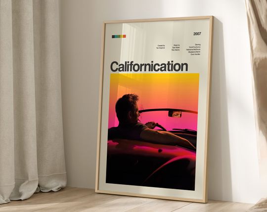 Californication Poster Print, Tv Show Poster
