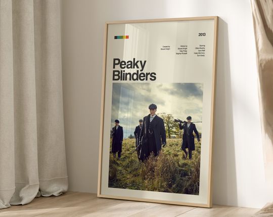 Peaky Blinders Poster Print, Tv Show Poster