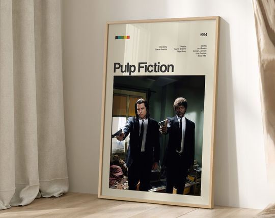 Pulp Fiction Poster Print No: 3, Movie Poster