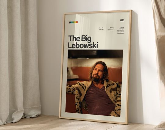 The Big Lebowski Poster Print, Movie Poster