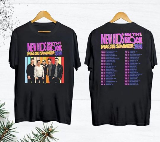 NK on The Block 2024 Tour - Double side Shirt, 2024 Shirt