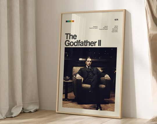 The Godfather Part 2 Poster Print, Movie Poster