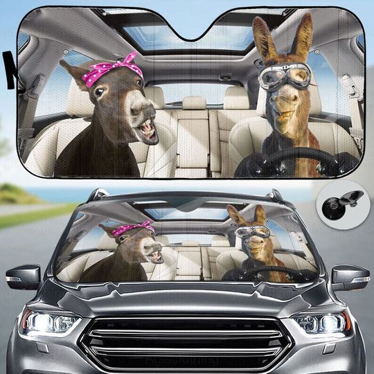 Donkey Car Sun Shade, Donkey Auto Car Sun Shade, Donkey Sun Shade Protector