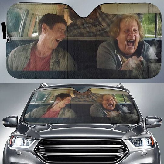 Dumb and Dumber To Hooked on Crack, Dump And Dumper Funny Car Sun Shade