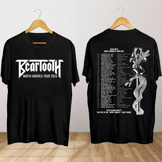 Beartooth North American Tour 2024 Shirt, Beartooth Concert Shirt