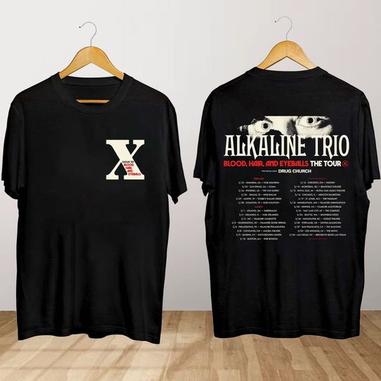 Alkaline Trio Blood Hair and Eyeballs 2024 Shirt