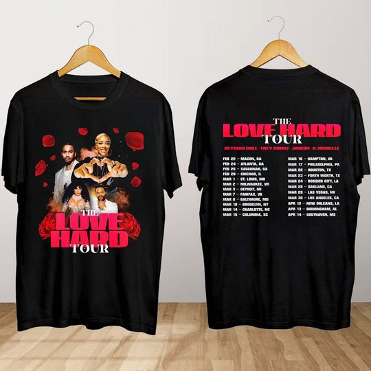 The Love Hard Tour 2024 Shirt, Keyshia Cole Concert Shirt