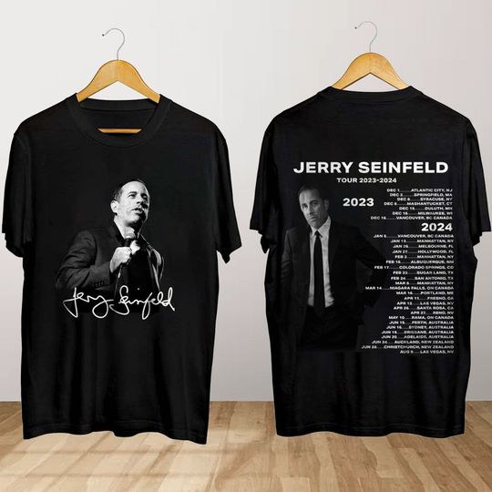 Jerry Seinfeld World Tour 2023 2024 Shirt