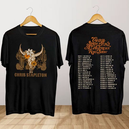 Chris Stapleton All Road Show Tour 2024 T Shirt