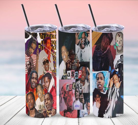 ASAP Rocky Tumbler with Lid and Straw