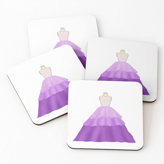 Taylor Purple Enchanted Coasters