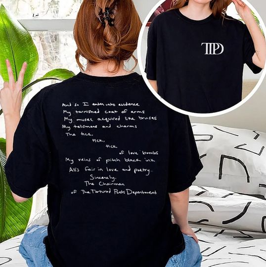 The Tortured Poets Department TTPD Taylor Shirt