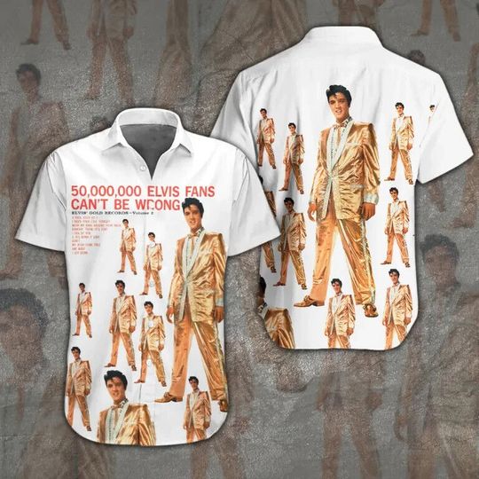 The King Elvis Presley Hawaiian Shirt
