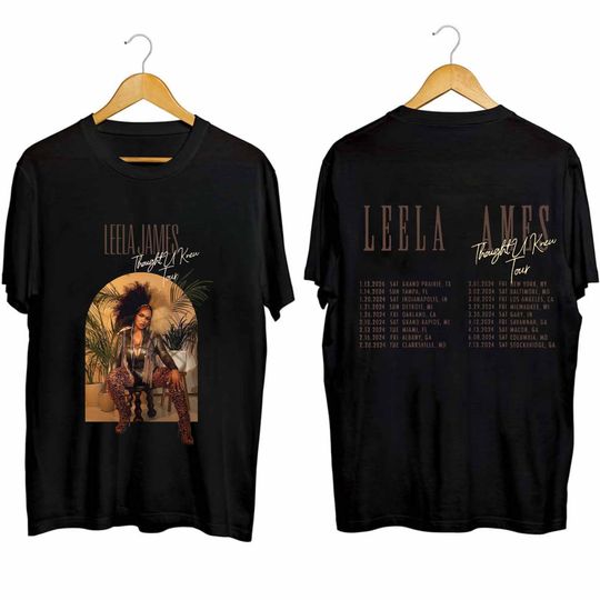 Leela James Thought U Knew 2024 Tour Double Sided Shirt