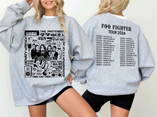 FF Band Fighters Tour 2024 Shirt, FF Band Fighters Shirt, Everything Or Nothing At Shirt