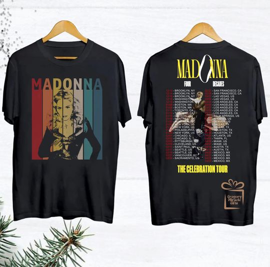 Madonna Shirt, Madonna 90s Vintage Shirt, 2024 Tour Madonna The Celebration T-Shirt