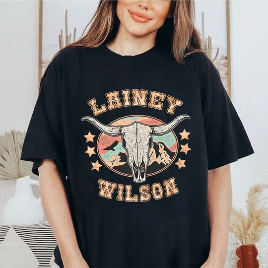 Lainey Wilson Bullhead T Shirt, Lainey Wilson 2024 Tour Shirt, Country Music