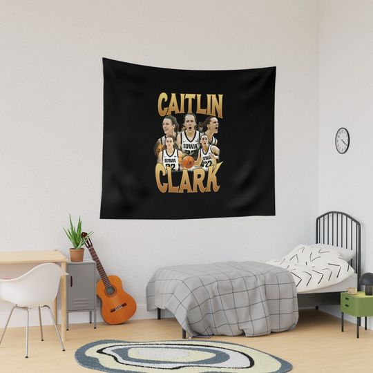 Vintage Caitlin Clark Tapestry