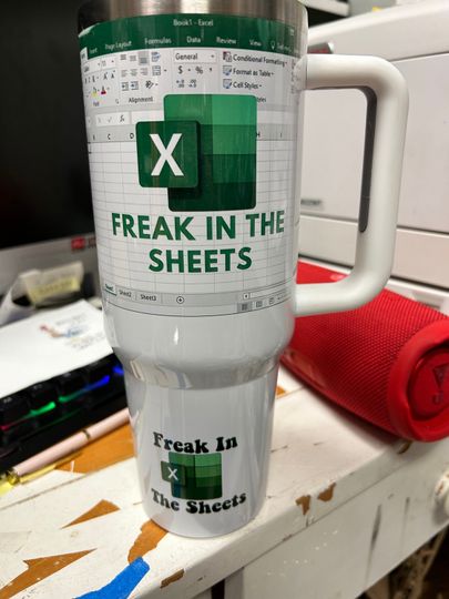 Freak In The Sheets - Excel Spreadsheet Lover 40oz Tumbler
