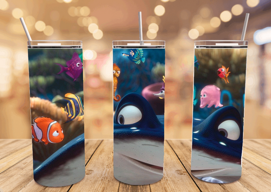 Disney Finding Nemo 20 oz Tumbler with Lid and Straw