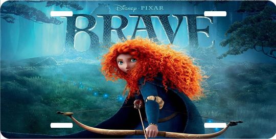 Brave - Merida - Walt Disney License Plate