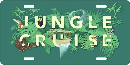 Jungle Cruise - Walt Disney License Plate
