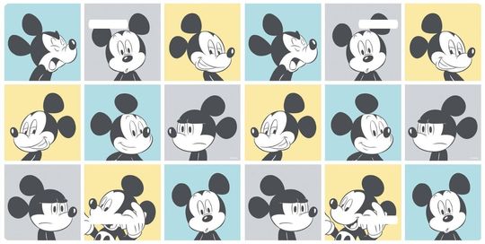 Many Mickey Mouse - Walt Disney License Plate