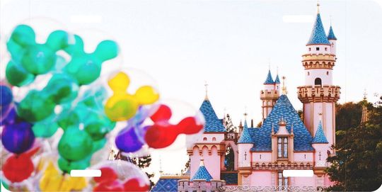 Magic Kingdom Balloons - Walt Disney License Plate