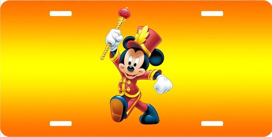 Bandleader Mickey - Walt Disney License Plate