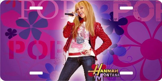 Hannah Montana - Walt Disney License Plate