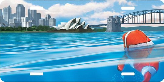Finding Nemo Australia - Walt Disney License Plate