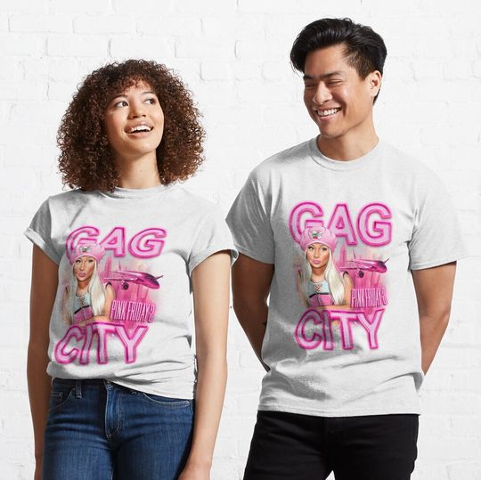 Nicki Minaj Queen of Rap in Gag City Classic T-Shirt