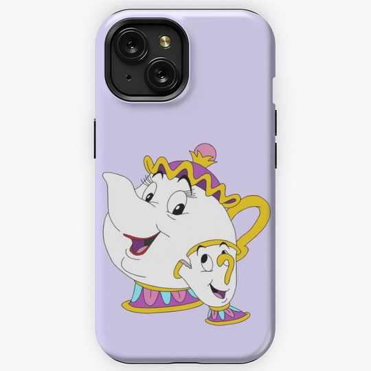 Mrs Potts and Chip iPhone Case