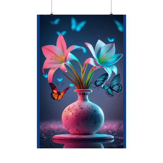 Magical Flower Premium Matte Vertical Posters