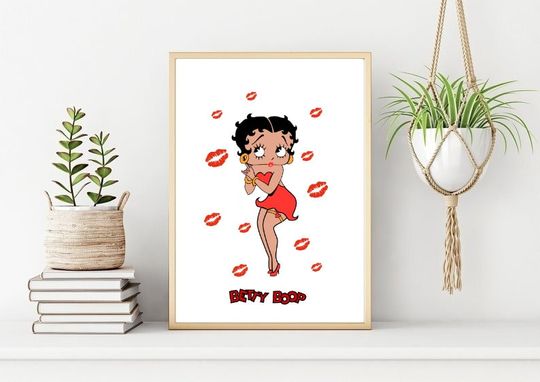 Betty Boop Poster Premium Matte Vertical Poster