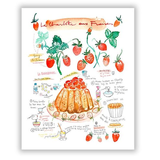 Strawberry Shortcake Premium Matte Vertical Posters