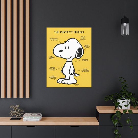 Snoopy The Perfect Friend Premium Matte Vertical Posters