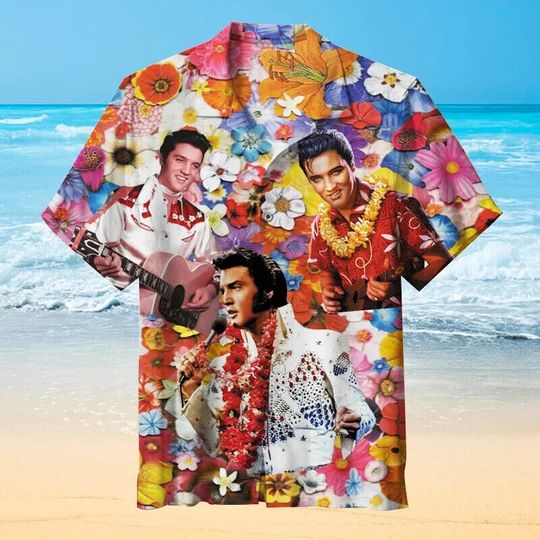 Elvis Presley - Unisex  Hawaiian Shirt, Gift For Men and Women