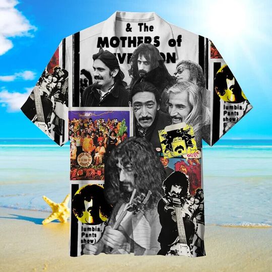 Frank Zappa   Unisex Hawaiian Shirt, Gift For Fan, Gift For Men