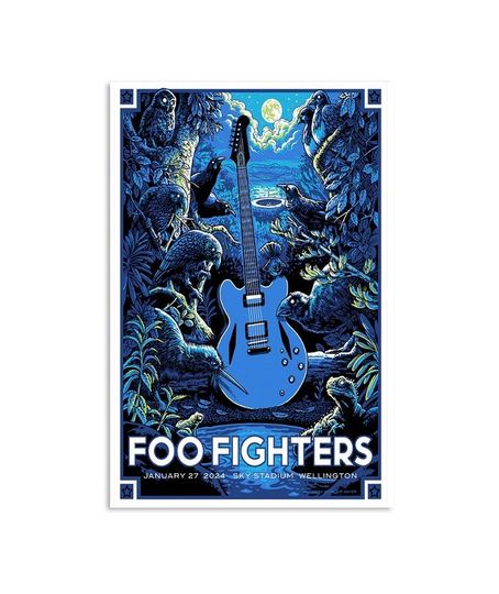 FF Band Fighters Sky Stadium January 27 2024 Poster