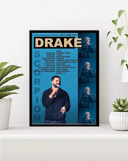 Drake Scorpion Poster