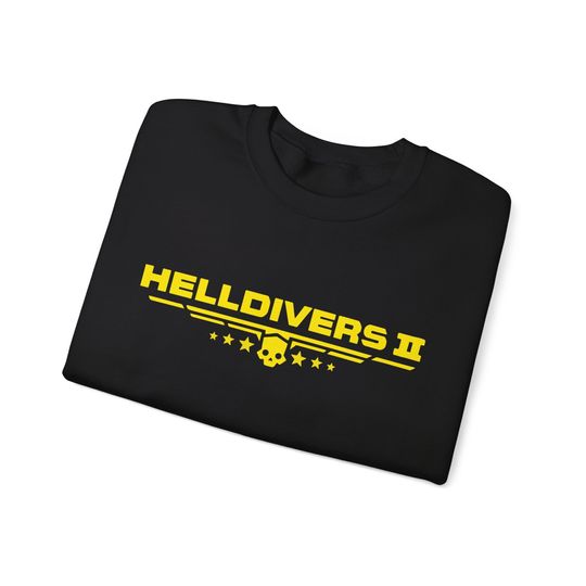 Helldivers Game Logo Printed Long Sleeve Man Shirt
