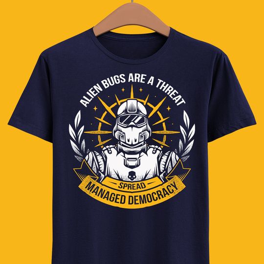 Spread Democracy T-shirt - Helldivers 2 Shirt
