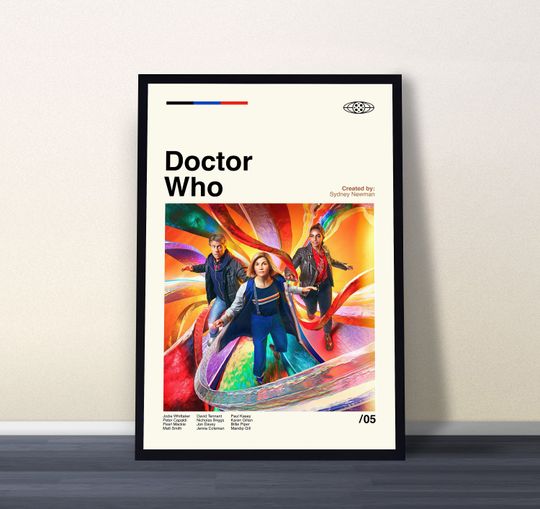 Doctor Who Movie Poster, Doctor Who Print, Minimalist Movie Poster